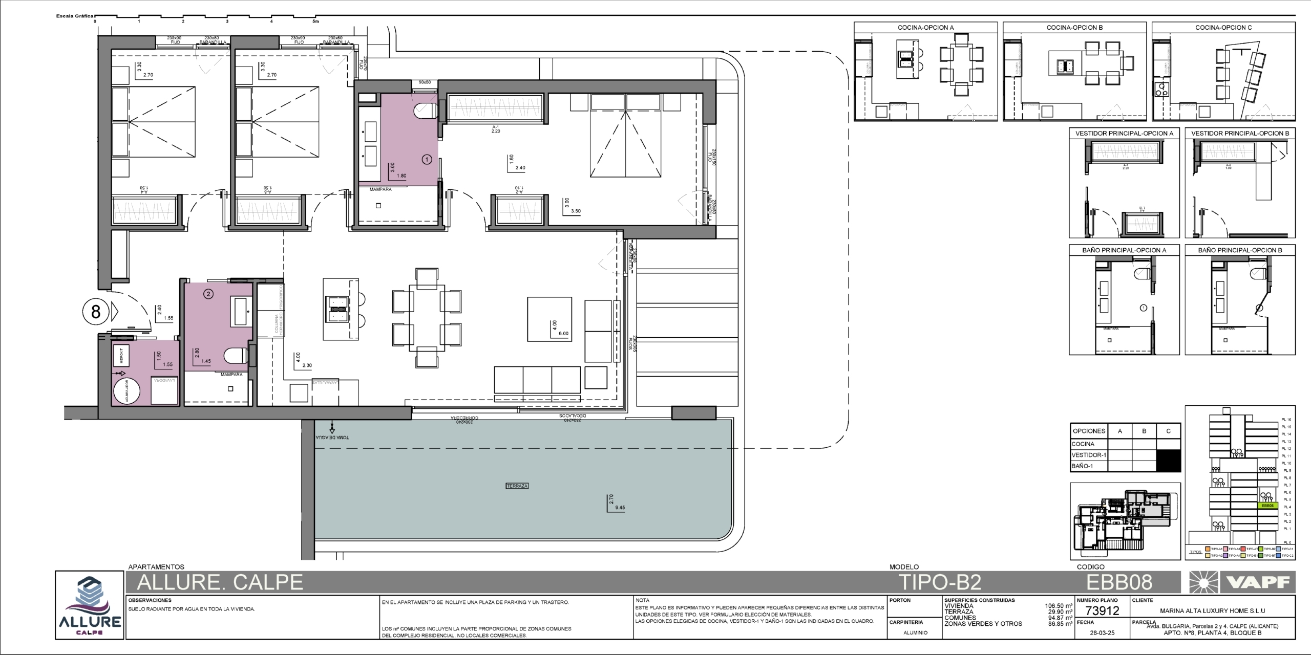 OV12894 - Till salu. Lägenhet i Calpe
